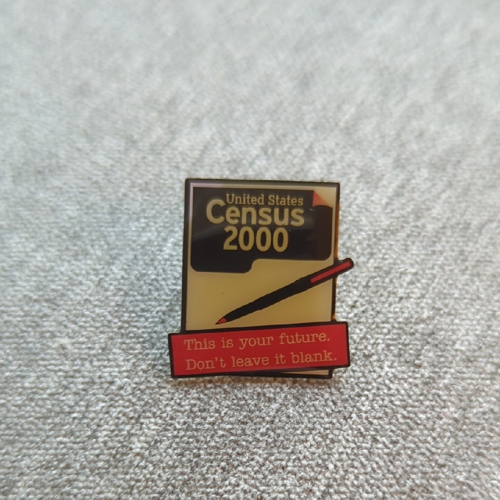 United States Census 2000 Promotional Lapel Pin